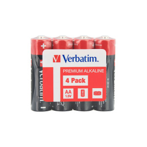 VERBATIM 4 PILE AA ALKALINE STILO COD. 49501