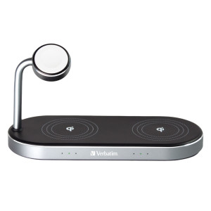 VERBATIM SUPPORTO DI RICARICA WIRELESS 3-IN-1 WCS-03 COD. 49557