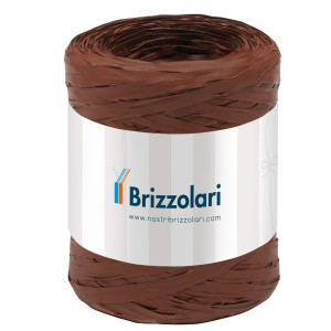 RAFIA SINTETICA 6802 5MMX200MT COLORE MARRONE 14 BRIZZOLARI COD. 01003714
