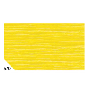 10RT CARTA CRESPA GIALLO 570 (50X250CM 48GR/M2 REX SADOCH COD. KR363-570