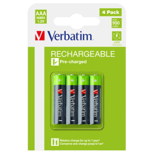 VERBATIM 4 BATTERIE AAA 4 PACK / HR03 COD. 49514