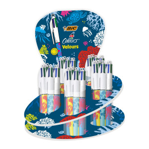 EXPO 60 PENNE 4 COLOURS VELOURS IN FANTASIE ASSORTITE BIC COD. 996794
