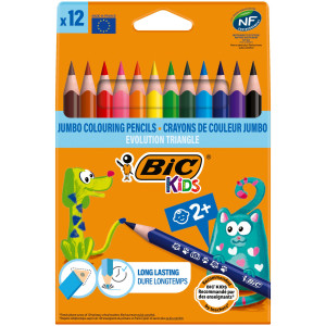 ESPOSITORE 24 ASTUCCI KIDS STRIPES + 25 ASTUCCI KIDS TRIANGLE BIC COD. 300048