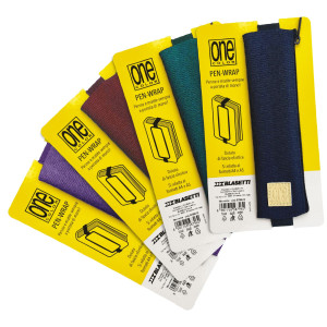 ASTUCCIO PEN-WRAP C/ELASTICO DIM. 18X5X1CM COLORI ASSORTITI BLASETTI COD. 8796 CONFEZIONE DA 20