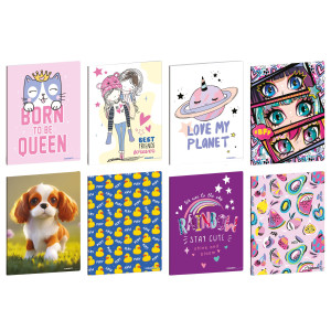 MAXIQUADERNO A4 20FG+1 80GR RIGO DI 3A KID GIRL BLASETTI COD. 8919 CONFEZIONE DA 10