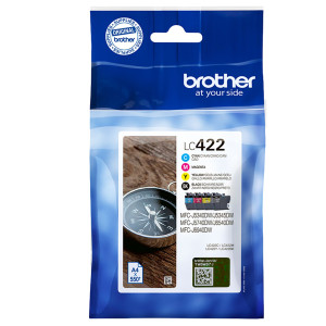 BROTHER KIT 4 CARTUCCE BK/C/M/Y DA 550 PAG CAD COD. LC422VAL