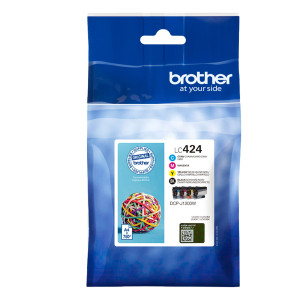 BROTHER KIT 4 CARTUCCE BK/C/M/Y DA 750 PAG CAD COD. LC424VAL