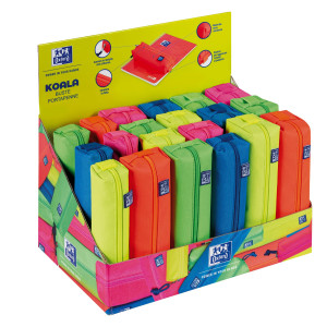 BUSTINA PORTAPENNE KOALA NEON COLORI E FORMATI ASSORTITI FAVORIT COD. 400197058