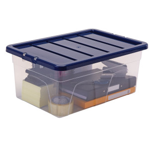 CONTENITORE MULTIUSO 37X56XH25CM 38L BANKERS BOX COD. 100135772