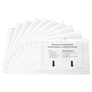CONFEZIONE 10 FOGLI LUBRIFICANTI PERFORMANCE FELLOWES COD. 4025601