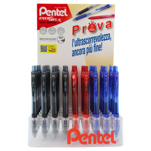EXPO 36PZ ENERGEL X + 24PZ REFILL PENTEL COD. 0022421
