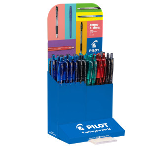 006144 ESPOSITORE 48PZ SUPERGRIP G A SCATTO PUNTA XB COLORI ASSORTITI PILOT COD. 006144