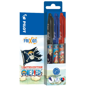 12 SET DA 3PZ FRIXION BALL ONE PIECE ED. LIMITATA COL. ASSORTITI PILOT COD. 010219