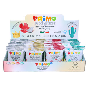 EXPO 24 PANETTI 250GR MOD GLITTER COLORI ASSORTITI PRIMO COD. 28511MOD250GASS