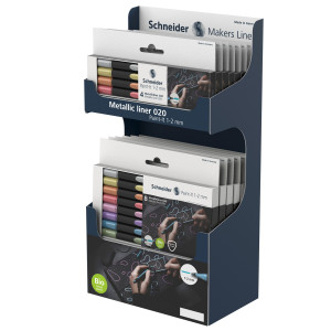 EXPO ASTUCCI ROLLER METALLIC PAINT-IT 020 COLORI ASSORTITI SCHNEIDER COD. P790004