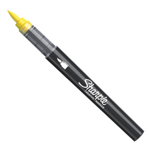 MARCATORE ACRILICO CREATIVE MARKER PUNTA PENNELLO GIALLO SHARPIE COD. 2218065