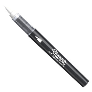 MARCATORE ACRILICO CREATIVE MARKER PUNTA PENNELLO BIANCO SHARPIE COD. 2218111