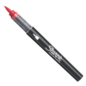 MARCATORE ACRILICO CREATIVE MARKER PUNTA PENNELLO ROSSO SHARPIE COD. 2218113