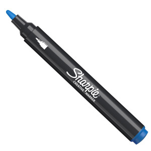 MARCATORE ACRILICO CREATIVE MARKER PUNTA TONDA BLU SHARPIE COD. 2218115