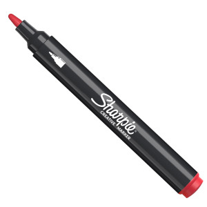 MARCATORE ACRILICO CREATIVE MARKER PUNTA TONDA ROSSO SHARPIE COD. 2218119 CONFEZIONE DA 6