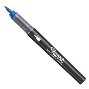 MARCATORE ACRILICO CREATIVE MARKER PUNTA PENNELLO BLU SHARPIE COD. 2218125