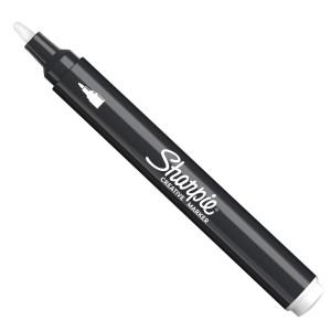 MARCATORE ACRILICO CREATIVE MARKER PUNTA TONDA BIANCO SHARPIE COD. 2218126