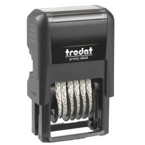 TIMBRO PRINTY 4.0 ECO 4846 NUMERATORE 6CIFRE 4MM AUTOINCHIOSTRANTE TRODAT COD. 211594