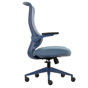 SEDUTA OPERATIVA ERGONOMICA AURORA CHLN18 C/BRACCIOLI REGOLABILI BLU UNISIT COD. CHLN18/BL