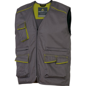 GILET DA LAVORO M6GIL GRIGIO/VERDE TG. L PANOSTYLE COD. M6GILGRGT