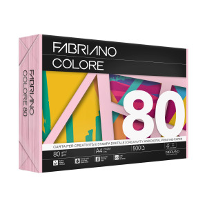 FABRIANOCOLORE A3 80GR 250FG COL.TENUE ROSA COD. 75329742