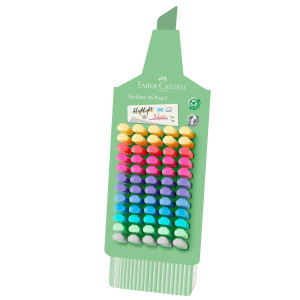 EXPO 60 EVIDENZATORI TEXTLINER 46 COLORI PASTELLO ASSORTITI FABER CASTELL COD. 254633