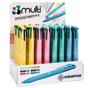 EXPO SFERA SCATTO 4 COLOR - 48 PEZZI - COLORI PASTELLO ASSORTITI - OSAMA COD. OW 84005539
