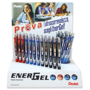 EXPO 48 ROLLER ENERGEL XM COLORI ASSORTITI PENTEL COD. 0022333