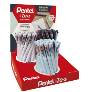 EXPO 36 PENNE A SFERA IZEE 4 COLORI PENTEL COD. 0022377