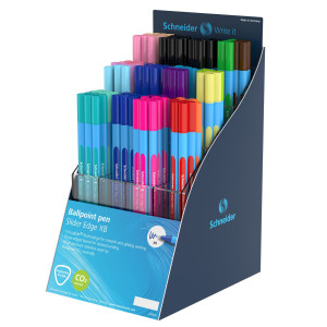 EXPO 120 PENNE A SFERA SLIDER EDGE XB COLORI STANDARD E PASTEL SCHNEIDER