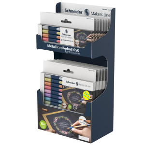 EXPO ASTUCCI ROLLER METALLIC PAINT-IT 050 COLORI ASSORTITI SCHNEIDER COD. P790019