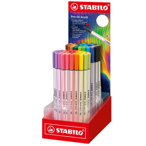 EXPO 80 PEN 68 BRUSH ARTY COLORI ASSORTITI STABILO COD. 568/80-02