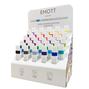 EXPO 120 FINELINER EMOTT 0.4MM COLORI ASSORTITI UNI MITSUBISHI COD. M PEM-SY 120P