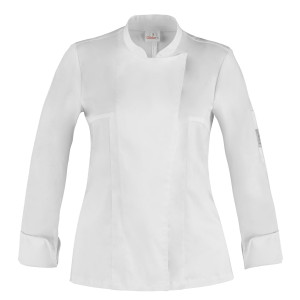 GIACCA DA CHEF CELINE DA DONNA TG. L BIANCO COD. Q8G00188-C01-L