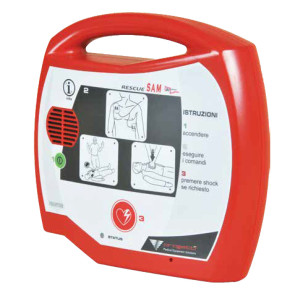 DEFIBRILLATORE SEMIAUTOMATICO RESCUE SAM CARVEL COD. DEF079