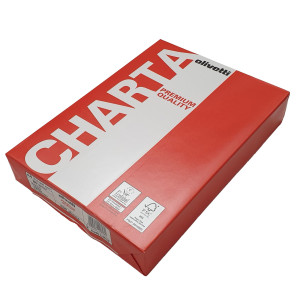 CARTA PREMIUM QUALITY A4 80GR 500FG OLIVETTI RED (DROP MAX 25 RISME COD. L2619 DROP