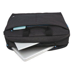 PORTA NOTEBOOK 17.1'' DIM. 43X30,5X13CM IN POLYESTERE NERO CITY TIME COD. 61901