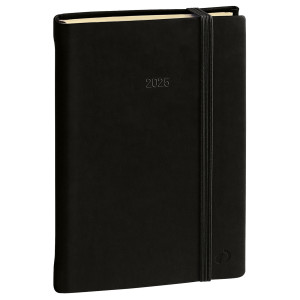 AGENDA SETTIMANALE AFFARI PRESTIGE ML 10X15CM SILK NERO 2022 QUO VADIS