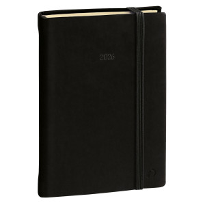 AGENDA SETTIMANALE AFFARI PRESTIGE ML 10X15CM SILK NERO 2022 QUO VADIS