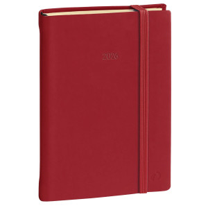 AGENDA GIORNALIERA DAILY POCKET PRESTIGE 8,5X13CM SILK BORDEAUX 2023 QUOVADIS COD. 617017Q