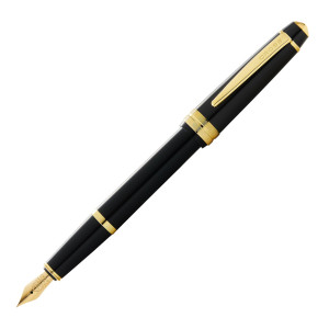 PENNA STILOGRAFICA BAILEY LIGHT PUNTA M FUSTO NERO/ORO CROSS COD. E011025