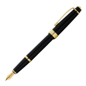 PENNA STILOGRAFICA BAILEY LIGHT PUNTA M FUSTO NERO/ORO CROSS COD. E011025