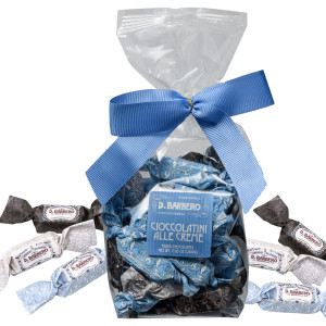 CIOCCOLATINI MISTI RIPIENI ALLE CREME IN SACCHETTO DA 200GR BARBERO COD. CIOC200