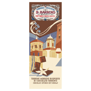 TAVOLETTA TORRONE MORBIDO RICOPERTO DI CIOCCOLATO 170GR IN ASTUCCIO BARBERO COD. 3010LN