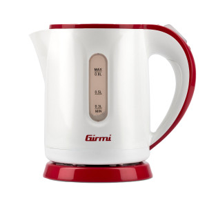 BOLLITORE ELETTRICO 800ML BIANCO/ROSSO GIRMI COD. BL1000